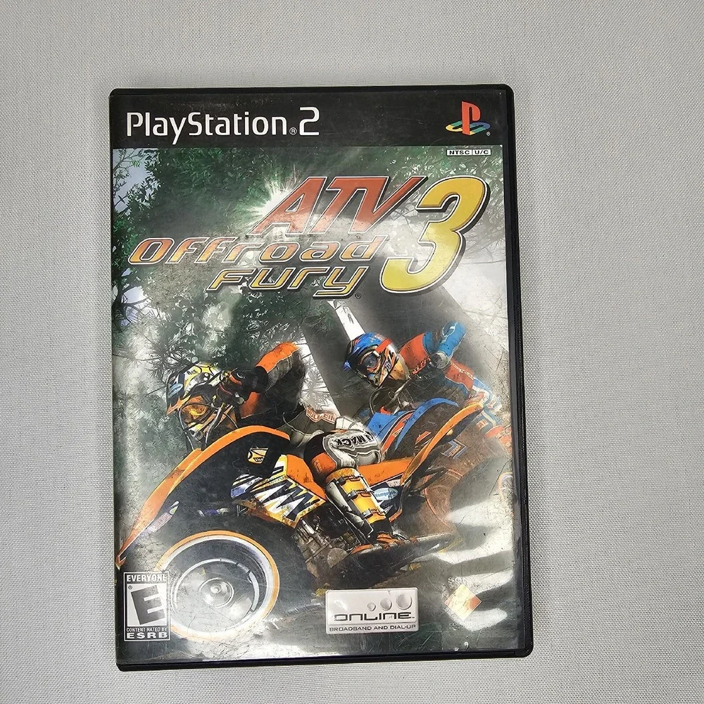 ATV Offroad Fury 3 (Sony PlayStation 2, 2004) Testes/Working Condition Rated E